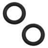 Picture of Fielect 2Pcs 2.5inch/63mm Foam Speaker Edge Surround Rings Replacement Kit for Speaker Repair or DIY Black