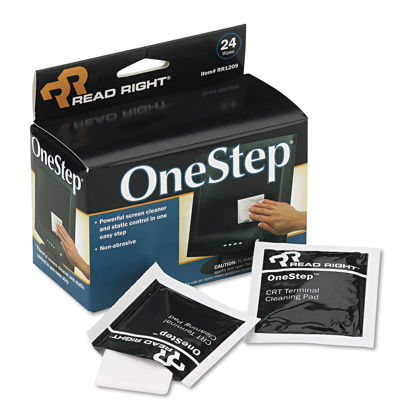 Picture of Read Right Rr1209 Onestep Screen Cleaner 5 X 5 24/Box
