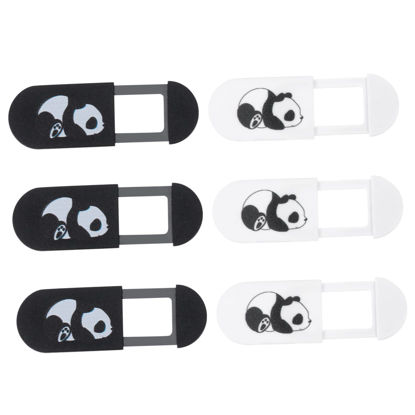 Picture of ULDIGI 6pcs Camera Cover Pollard Camera Webcam Cover Slide Cell Camera Laptop Protector Laptop Sleeve Case Camera for Computer Phone Camera Computer Laptop Gp02 Blocker Abs Cute