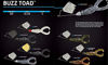 Picture of War Eagle WE38BT203 War 3/8 Buzztoad Artificial Fishing Bait, Gold