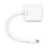 Picture of Rocstor Mini DisplayPort to VGA Adapter Convertor (Y10A104-W1), White
