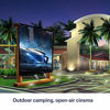 Picture of 60 Inch 16:9 HD Projector Screen Portable Foldable Anti-Crease White Projector Curtain Projection Screen 4:3 Indoor Outdoor Projector Movies Screen for Home Theater Office Footboll