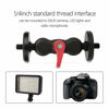Picture of Magic Ball Head, Acouto Multi-Function 360 Degree Swivel Ball Head Adapter Arm, Aluminum Alloy Articulating Magic Arm Mount Adapter for Camera Monitor & Light