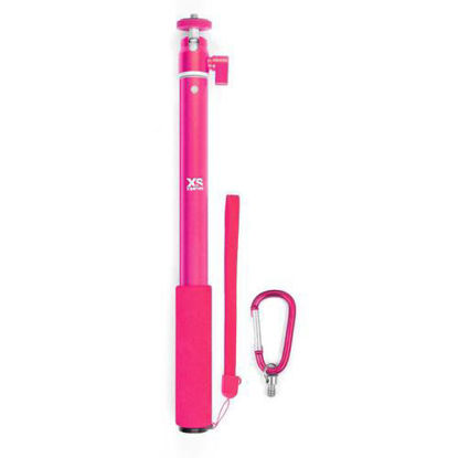 Picture of XSories Big U-Shot, Telescoping Camera Pole Monopod Fits All Digital Cameras, Includes GoPro Mount, GoPro 3, GoPro 3+, GoPro 4, GoPro Accessories, Camera Accessories (Pink)