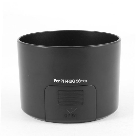 Picture of uxcell 58mm Lens Hood Black for Pentax 55-300mm