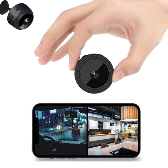 Picture of DAIFAC Wireless Mini Spy Camera HD Hidden Camera Small Nanny Cam with Motion Detection and Night Vision Portable Security Camera for Home Security Indoor/Outdoor