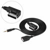 Picture of Tbest Exitary Cable,AUX USB Cable,Car o AUX USB Adapter Cable Car o AUX USB Adapter Cable for Benz C63 E200l CLS E S Classbenz aux Adapter ml350 USB Interface Connector