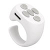 Picture of Page Turner, Fingertip Bluetooth Remote Control, Video Scrolling Ring and Camera Shutter Remote for, for iOS 15.0, for Android (White)