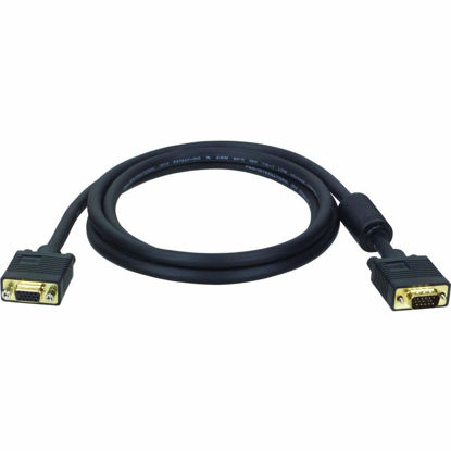 Picture of Tripp Lite VGA Monitor Extension Cable RGB Coax High Resolution M/F, 2048 x 1536 (1080p) HD15, 6ft 6' (P500-006)