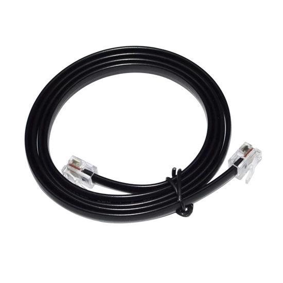 Picture of HGTTREA 1PCS COMPATIBLE AUTOGUIDER CABLE ST4 RJ11-6P6C KABLE Fit Compatible PLANETARY CAMERA to ASTRONOMICAL TELESCOPE EQUATORIAL Mount(2m)