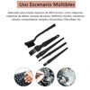 Picture of ASHATA 8 Pcs Antistatic Cleaning Brush Antistatic Brush Duster Brush Base Plate Maintenance Brushes for Phone PC Camera Keyboards Shavers, etc