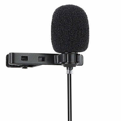 Picture of Diyeeni Lavalier Microphone, Portable USB Computer Microphone, Mini USB Mic with Lapel Clip, Microphone for Conference Recording and Online Voice Calling