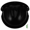 Picture of OSALADI Security Sun Rain Cover Shield Protector Outdoor Cover Weatherproof Glare Protection Cover Sunshade Doorbell Rain Cover Black