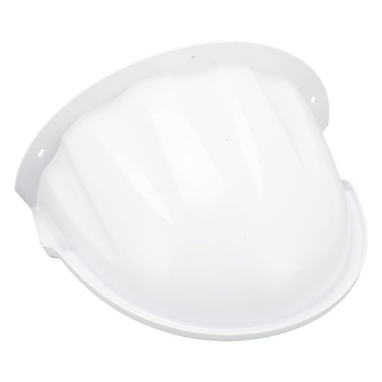 Picture of Security Camera Cover, ABS Plastic Universal Sun Rain Shade, for Outdoor Camera, Black and White (White)