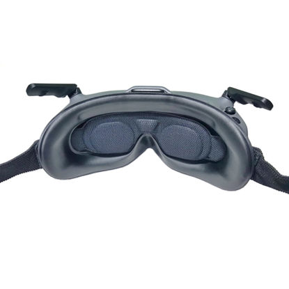 Picture of Hounyoln Lens Protection Cover for DJI Goggles Integra， Sponge Eye Lens Pad Anti-scratch Dustproof Sunscreen (Black)