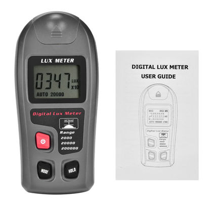 Picture of 2 Times/Sec LCD Screen Waterproof Sensor Light Meter, Illuminometer, Indoor Plants Lighting,Photography for All Light Sources Including LED, Lightweight