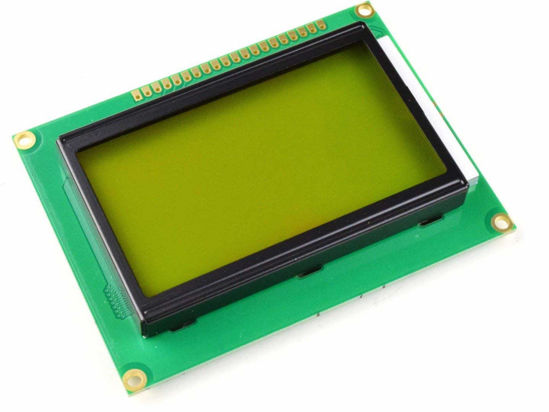 Picture of LCD12864 128x64 Graphic Display SPI, green-yellow, ST7920