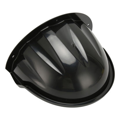 Picture of Security Camera Cover, ABS Plastic Universal Sun Rain Shade, for Outdoor Camera, Black and White (Black)
