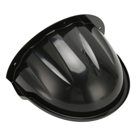 Picture of Security Camera Cover, ABS Plastic Universal Sun Rain Shade, for Outdoor Camera, Black and White (Black)