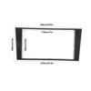 Picture of Car Radio Stereo Frame, Car Stereo Radio Fascia Seamless Fit Installation Fascia Kit Replacement for LS400 1996