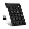 Picture of 2.4G Wireless Numeric Keypad, Plug and Play 18 Keys Ergonomic Number Pad Compatible with Windows XP/Vista/7/8/10/Android/Linux