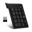 Picture of 2.4G Wireless Numeric Keypad, Plug and Play 18 Keys Ergonomic Number Pad Compatible with Windows XP/Vista/7/8/10/Android/Linux