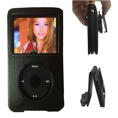 Picture of Aiboco Leather Clip Case for iPod Classic Thin 160GB 120GB 80GB, iPod Video 30GB