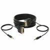 Picture of VGA Cable SVGA Super Video Cord Male 15 PIN with 3.5 Audio Monitor Wire (25FT)