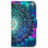 Picture of iPod Touch 7 Case,iPod Touch 6 Case,Bcov Mandala Flower Space Wallet Flip Leather Cover Case with Credit Card ID Card Slot Holder Kickstand for iPod Touch 7/6/5