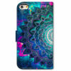 Picture of iPod Touch 7 Case,iPod Touch 6 Case,Bcov Mandala Flower Space Wallet Flip Leather Cover Case with Credit Card ID Card Slot Holder Kickstand for iPod Touch 7/6/5