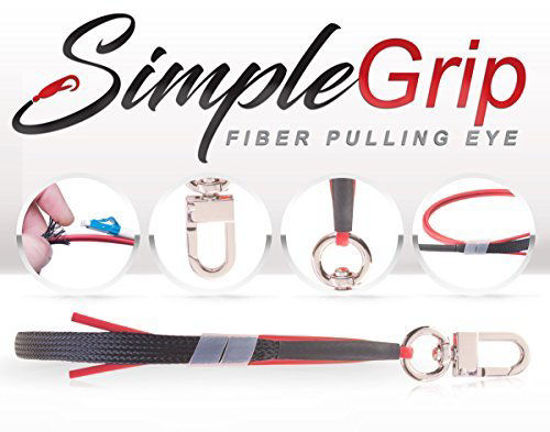 Picture of FCD - SimpleGrip Fiber Pulling Eye Hook | Easy as 1 2 3 Fiber Cable Pulling Eye Hook for Duplex and Simplex Fiber Cables