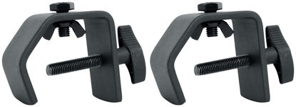 Picture of (2) Rockville LC70 Heavy Duty C Clamp - Mount Light Up to 70 LBS, Adjustable Knob