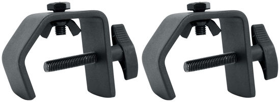 Picture of (2) Rockville LC70 Heavy Duty C Clamp - Mount Light Up to 70 LBS, Adjustable Knob