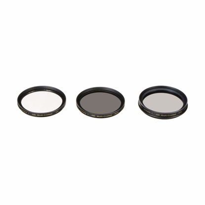 Picture of Vivitar 3-Piece Multi-Coated HD Filter Set (58mm UV/CPL/ND8)