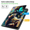 Picture of CGFGHHUY for Kindle Paperwhite Case 6 inch 10th Generation 2018 Lightweight Protective PU Leather Smart Stand Cover with Auto Wake Sleep Case for Kindle Paperwhite E-Reader - Galaxy Cat and Butterfly