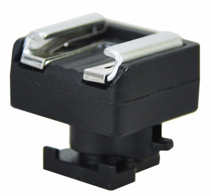 Picture of JJC Mini Advanced Shoe to Universal Shoe Mount Converter for Canon Legria HF S10, HF S20, HF S21, HF S30, HF S100, HF S200