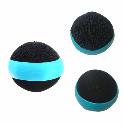 Picture of 3 Pack Dual Action Touch Screen Glass Cleaner Cleaning Ball for iPad/Tablet/Smart Phone/Laptop/Computer/TV/Monitor Blue