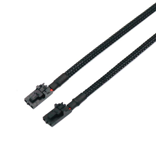 Picture of Angitu 50cm for Corsair RGB Fan Hub Lighting Node Commander Extension Cable HD LL120 140 QL 3Pin to 4Pin Converter SM 3Pin ARGB Adapter Cables (3P Female to 3P Female)