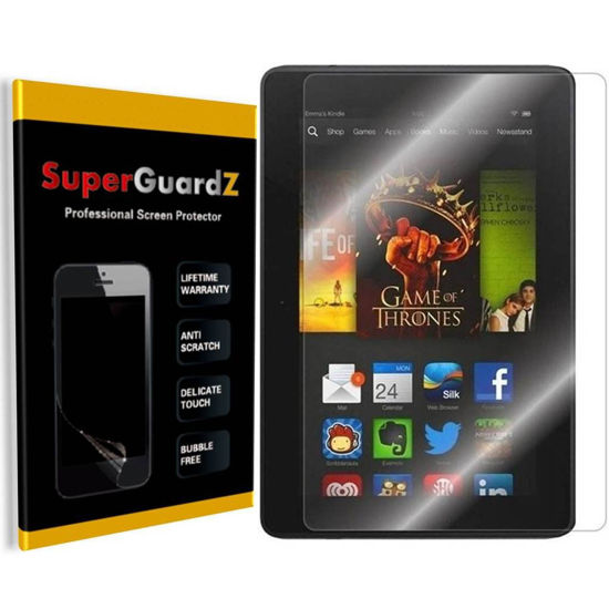 Picture of [3-Pack] for Kindle Fire HDX 7 (3rd Gen, 2013 Release) - SuperGuardZ Anti-Glare Matte Screen Protector, Anti-Fingerprint, Anti-Scratch, Anti-Bubble