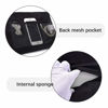 Picture of Souleden Tablet Soft Pillow Stand with Mesh Storage Pockets Multi-Angle Soft Bed Pillow Holder Lap Stand for Tablets Readers Books Magazines Kindle Black