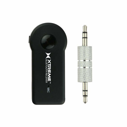 Picture of Xtreme Bluetooth Wireless Audio Adapter, Works with Compatible Devices for Music Playback and Hands-Free Phone Calls, Fits Into Any Car’s 3.5mm Aux Port, Use Micro-USB Cable to Fully Charge
