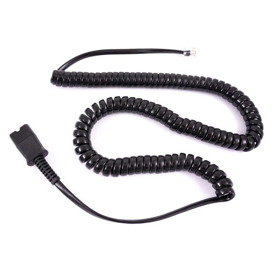 Picture of Headset Adapter U10, 26716-01 to Connect Cisco Phones' RJ9 Modular Jack for Plantronics H Series Quick Disconnect Headsets