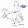 Picture of Headset Adapter U10, 26716-01 to Connect Cisco Phones' RJ9 Modular Jack for Plantronics H Series Quick Disconnect Headsets