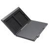 Picture of Foto&Tech BLACK Aluminum Memory Card Carrying Case 4 Slots Compatible with Compact Flash Card Lexar SanDIsk Kingston Sony
