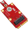 Picture of Toptekits M.2 (NGFF) Key B to Mini PCI-E Adapter for 3G/4G/5G Module with Dual Nano SIM Card Slot (with 2 Nano SIM Card Slots)