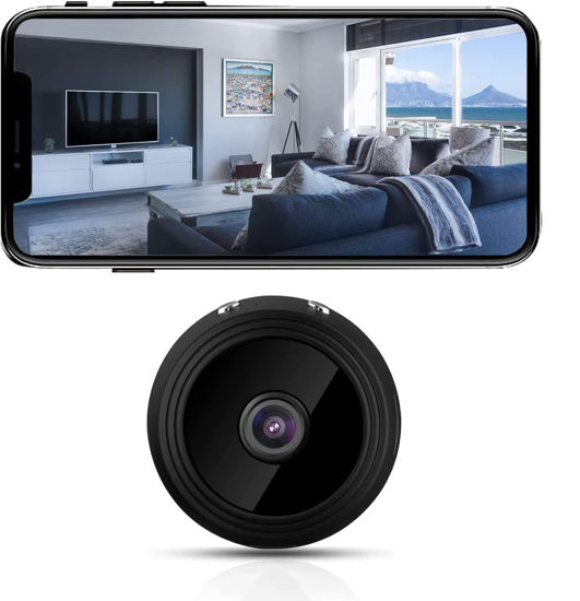 Picture of Herlitz Spy Camera - Hidden Camera - HD 1080P - Best Mini Spy Camera - Secret Camera - Nanny Cam - Small Cameras for Spying - Surveillance Camera Full HD Black-5 A9SU5