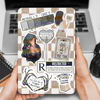 Picture of Clear Back Cover Insert for Kindle Paperwhite 10th Generation 6" | Bookish Cardstock Insert for Kindle E Reader | Booktok Holographic Sticker Case Insert | Smutty Romance Book Gifts | Smut Lover