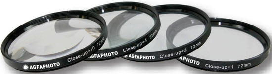 Picture of AGFA 4-Piece Close-Up Macro Multi Coated Filter Kit 72mm (+1+2+4+10) APCUF472