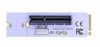 Picture of ALB Vendor NGFF M.2 to PCI-E 4X Riser Card M2 Key M to PCIe X4 Adapter with LED Voltage Indicator for ETH GPU BTC Mining 2 Pack