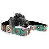 Picture of Goncariar Western Camera Strap for Photographers Aztec Neck Shoulder Strap with Quick Release Buckles for DSLR SLR Camera Sling Tribal Indian Native Camera Neck Strap Turquoise
